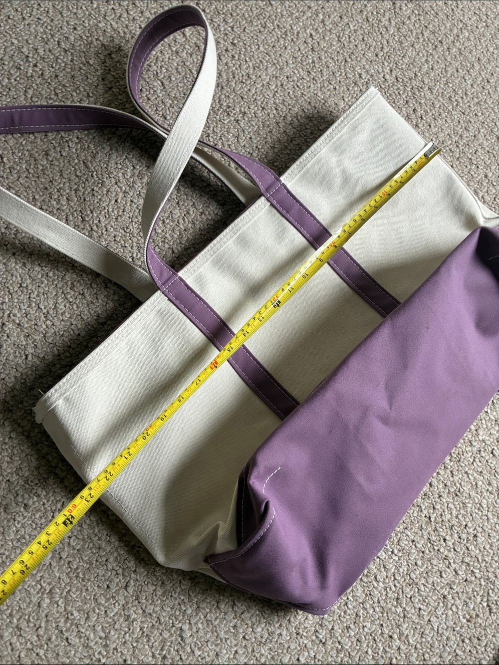 Brand New LL Bean Boat and Tote w/ Zipper - Picture 4 of 6